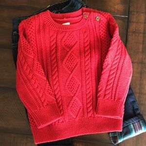 NWT Baby GAP Toddler Boy Holiday Outfit 18-24 mo